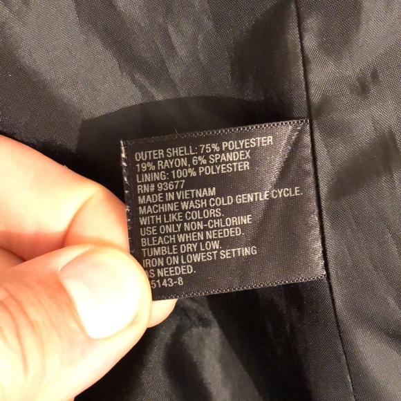 Worthington Women’s Single Button Blazer in Black, size Large - Picture 7 of 10